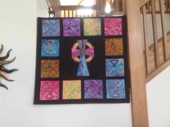 A charity quilt - Celtic Faire 2014 by gulfcoastquilts.com