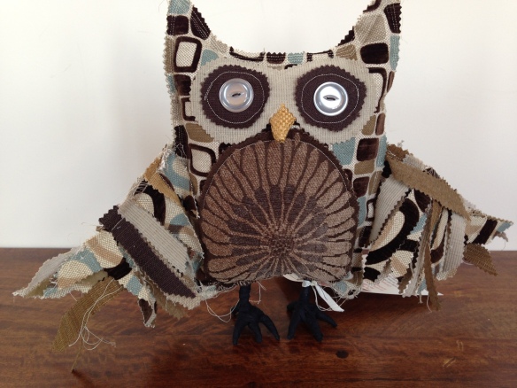 From the Velveteen Owl Collection by GulfCoastQuilts.com: Cornelius Horatio Owl 