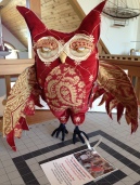 Francesca Gabriela Owl is up for adoption at Pottery & Garden Alley. Made by gulfcoastquilts.com